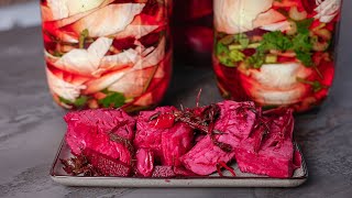 ОЧЕНЬ ЛЕГКИЙ и ВКУСНЫЙ рецепт капусты погрузински Квашеная капуста со свеклой Соленье из капусты [upl. by Seabrook]