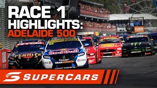 Highlights Race 1 Adelaide 500  Supercars 2020 [upl. by Gerald222]