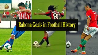 Top Best Rabona Goals in Football History [upl. by Anhaj]