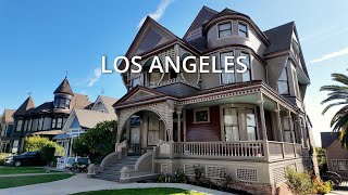 Los Angeles Caroll Avenue Thriller Mad Men Charmed Victorian Style Homes [upl. by Terrilyn]