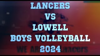 LHS Boys Volleyball vs Lowell [upl. by Ellen]