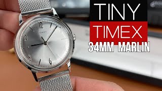 34mm Timex Marlin Hand Wound  Quick Overview [upl. by Ahsikrats]