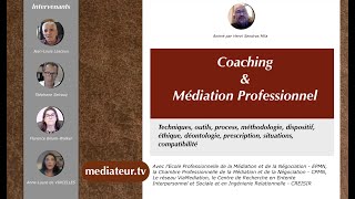 Définition Coaching Professionnel et Médiation Professionnelle [upl. by Jules]