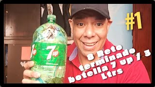 8 reto terminado botella 7up 3ltrs billetes de 20 pesos DINERO billetes [upl. by Gayler]