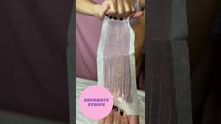 Faster and easier waxing with Nads Extra Long Wax Strips hairremovalproducts waxing bodywax [upl. by Norreg]