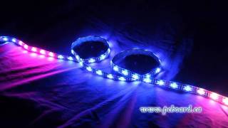 Digital Addressable RGB LED Flexible Strip HL1606 [upl. by Gothard]