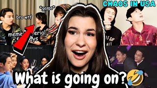 BTS chose CHAOS in the USA  REACTION 2021 was crazyy [upl. by Garibold890]