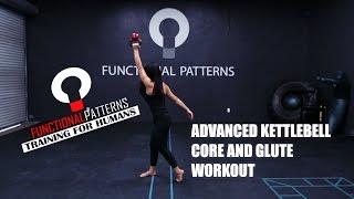 ADVANCED KETTLEBELL CORE AND GLUTE WORKOUT [upl. by Weinman834]