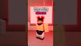 Fun facts Choso jujutsushenanigans roblox foryou shenanigans jjk jjs anime choso itadori [upl. by Idalia]