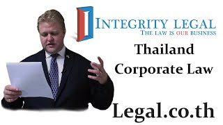 quotThe Illegality of Nominee Shareholdersquot Is Already Settled Thai Law [upl. by Nylekoorb421]