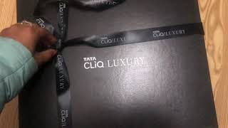 Tata CLiQ luxury unboxing Coach handbag [upl. by Mallina]