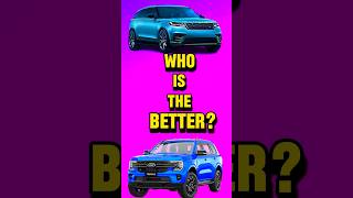 Range Rover Velar Vs Ford Everest🔥 [upl. by Morvin]