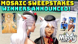 FFXIV Mosaic Sweepstakes Winners Announced  Check your mailbox [upl. by Samford]