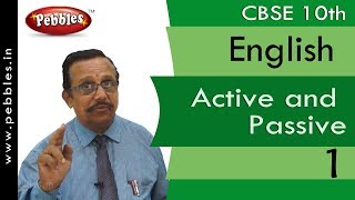 Active and Passive  EnglishWork Book  CBSE Class 10 [upl. by Ailedroc419]