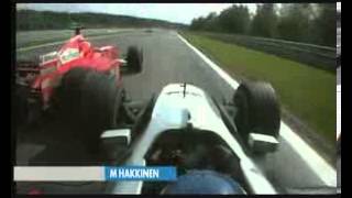 Formula 1 GP Belgio 2000 un sorpasso nella storia il mitico hakkinen [upl. by Schroer]