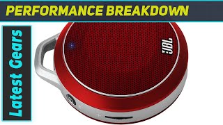 JBL Micro Wireless UltraPortable Speaker with BuiltIn Bass Port and Bluetooth Connectivity [upl. by Alejoa]