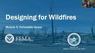 Designing for Wildfires Training Series  Module 5 Defensible Space [upl. by Modnar]