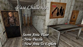 Granny Recaptured PC  The Secret Attic Floor On Grannys House Map Expand Update [upl. by Langdon]