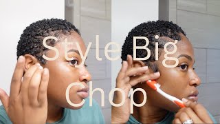 How to Style Big Chop Natural Hair [upl. by Adnoraj]