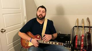 “Anymore” Travis Tritt Solo Guitar Tutorial [upl. by Glennon564]