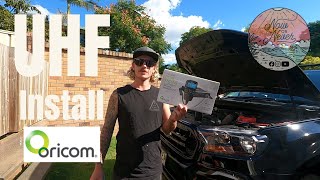 How to install an Oricom UHF Radio in Ford Ranger [upl. by Cohl5]