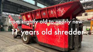 Reconditioning of HAMMEL shredder type VB750D 110 163  11 years old [upl. by Anilrahc]