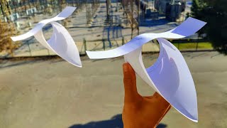 COMO FAZER 3 PLANADORES INFINITOS DE PAPEL  ORIGAMI [upl. by Jessy921]