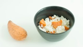 Sweet Potato Rice Goguma Bap 고구마밥 [upl. by Nalon892]