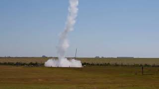 Ascender rocket launch at Latin American Space Challenge 2019 [upl. by Beutner285]