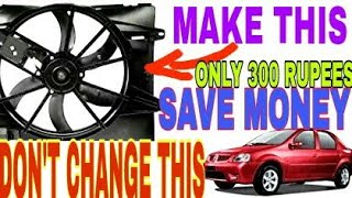 car radiator fan problem fix at just rupees 300 [upl. by Sucramej]