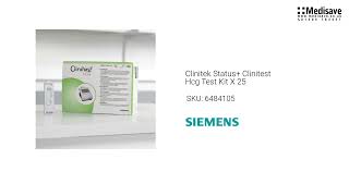 Clinitek Status Clinitest Hcg Test Kit X 25 6484105 [upl. by Kennard94]