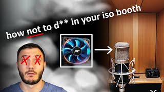 Build Your Own Ventilation System Simple PC Fan Solution for Your Iso Booth [upl. by Suhcnip697]