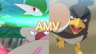 Farfetch’d vs Gallade and Gurdurr  Pokémon AMV [upl. by Fechter408]