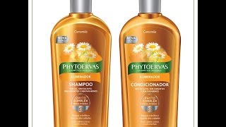 Resenha  Shampoo e condicionador Phytoervas Iluminador [upl. by Beckie]