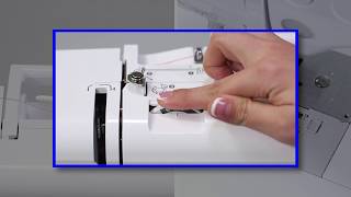 BrotherSupportSewing Adjusting the thread tension  糸調子を調節する [upl. by Gunas]