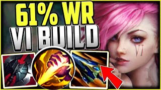 How to Play VI JUNGLE 61 WR BUILD  Vi Jungle Gameplay Guide Season 14  League of Legends [upl. by Erlinna816]