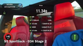 Audi S5 SB B9 Stage 2 034  14 mile Dragy Run [upl. by Bull]