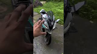 S1000rr Winglets on R15 v4 🔥 r15modified r15mv4 modifiedbike shortvideo shorts youtubeshorts [upl. by Nayd]