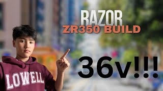 Razor ZR350MX350 36v Overvolt [upl. by Ferdinana277]