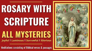 ALL 20 Mysteries  Rosary With Scripture  Scriptural Rosary [upl. by Rosanna]