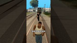 Os POLICIAIS desviam do TREM em cada GTA gta grandtheftauto gtav jogos [upl. by Ecal]