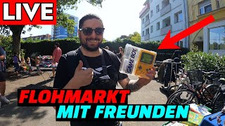 LIVE Flohmarkt Action  RetroFunde mit PatronY88 amp reiskanzlertv auf dem Dorftrödel  Reselling [upl. by Folsom148]