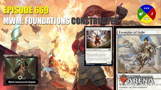 MTG Arena Run MWM Foundations AllAccess Constructed with WhiteBlack Lifegain [upl. by Ennaylloh]