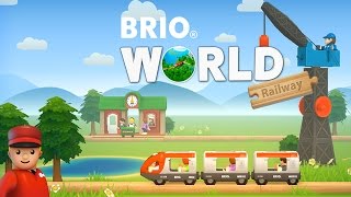 BRIO World  Railway Filimundus AB  Best App For Kids [upl. by Nomae]