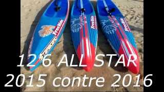 Starboard All Star 2016 test comparatif 2015 [upl. by Ase]