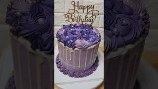 Another ube cake cake ubecake cakedecorating shortsvideo [upl. by Ravid295]