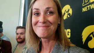 Iowa AD Beth Goetz on replacing retiring Lisa Bluder Jan Jensen was at the top of the list [upl. by Noyrb657]