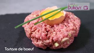 Le Tartare de Boeuf Recette Dukan [upl. by Einwahr]