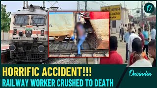 Shocking Safety Failure at Barauni Junction Worker Crushed to Death While Coupling Between 2 Trains [upl. by Ellerihs15]