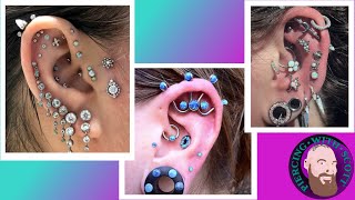 Every Single Ear Piercing Possible [upl. by Nomolos]